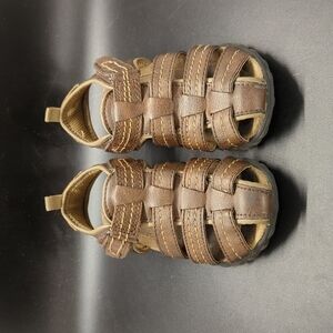Carter's Brown Fishermen Sandals Boys Toddler - Size 8